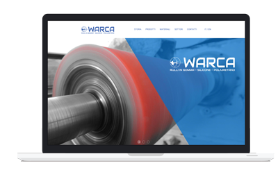 warca webiste on desktop